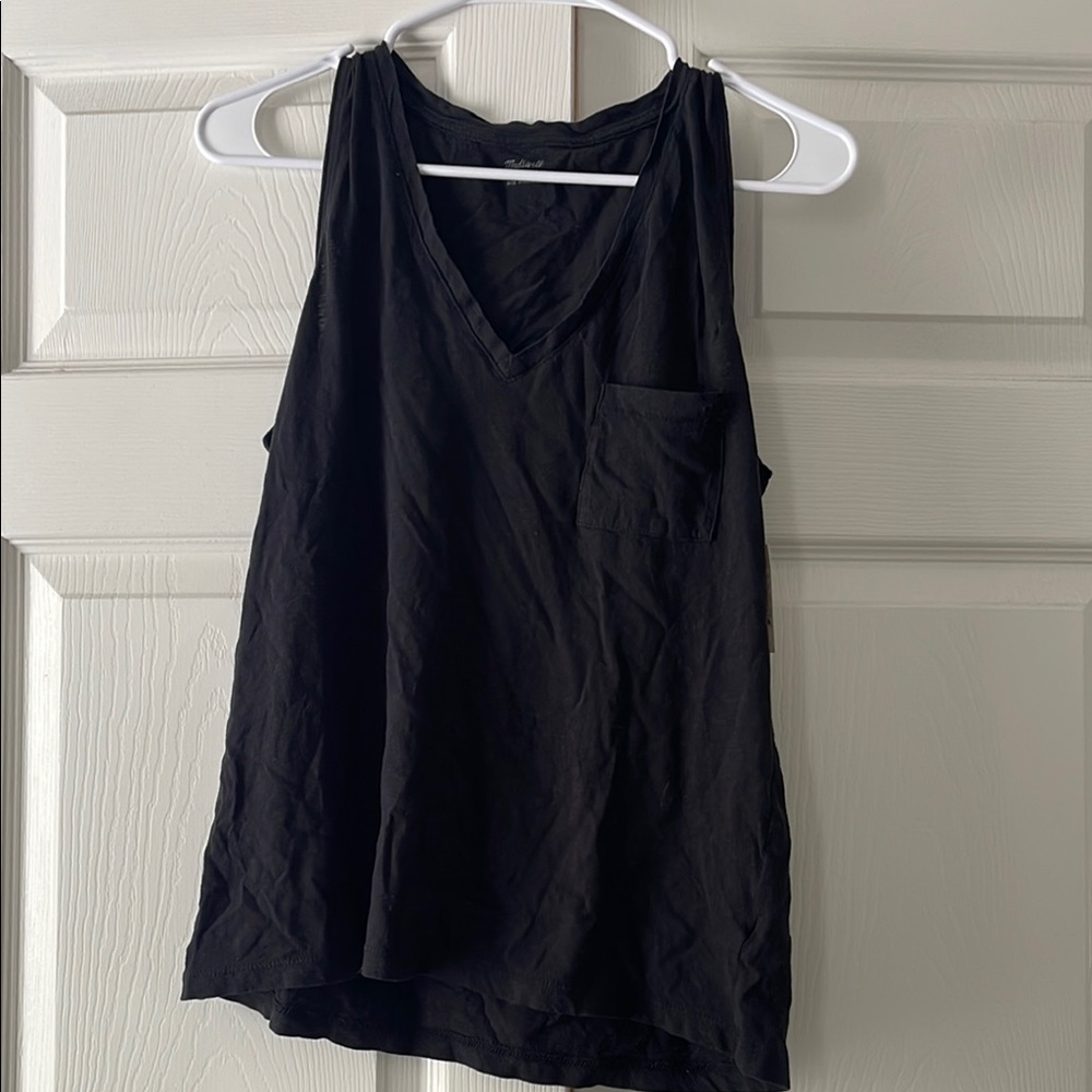 Madewell Black Sleeveless Top